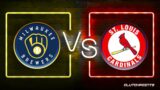Milwaukee Brewers Vs St Louis Cardinals  Live Stream Play by Play