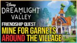 Mine For Garnets Around The Village Disney Dreamlight Valley