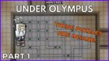 Minecraft : CRAZY MARS BASE! | Under Olympus (Part 1) | Custom Adventure Puzzle Map