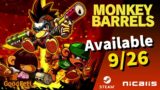 Monkey Barrels Steam Announcement Trailer