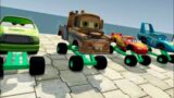 Monster Truck Lightning Mcqueen and Friends VS DOWN OF DEATH – BeamNG.Drive