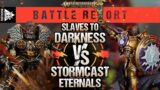 **NEW AGE OF SIGMAR** Stormcast Eternals vs Slaves to Darkness | Age of Sigmar Battle Report