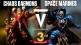 *NEW CODEX* Chaos Daemons vs Ultramarines: Warhammer 40K Battle Report