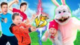 NINJAZ VS MONSTER EASTER BUNNY!