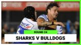 NRL Cronulla Sharks v Canterbury-Bankstown Bulldogs | Round 24, 2022 | Full Match Replay