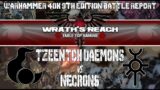 Necrons vs Tzeentch Daemons  || 2000 Point Warhammer 40,000: 9th Edition Live Battle Report