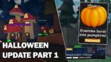 New Halloween Update Part 1 (Universal Guardians Tower Defense) | Roblox