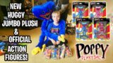 New Official Poppy Playtime Action Figures & Jumbo Huggy Plush