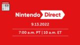 Nintendo Direct September 13th, 2022!