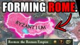 Only REAL EU4 players can form ROME as BYZANTIUM