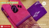 Pure office wear cotton sarees with Kalamkari blouse and Terracotta Jewellery Set!! 7411112717