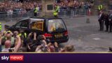 Queen Elizabeth's coffin arrives in Edinburgh to thousands of people