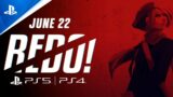 Redo! – Release Date Announcement Trailer | PS5 & PS4 Games