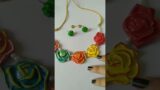 Rose design Terracotta necklace