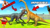 SHINCHAN and CHOP DEATH RUN vs AMAAN in Animal Revolt Battle Simulator Hindi WHO CAN PASS ? Dinosaur