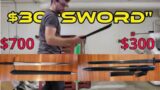 SWORDS – Cheap VS Expensive