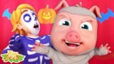 Scary Peek A Boo, Halloween Hide and Seek and Scary Rhyme for Kids