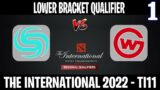 Soniqs vs Wildcard Game 1 | Bo3 | Lower Bracket Final NA Qualifier The International 2022 TI11