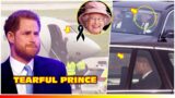TEARFUL Prince Harry As He RUSHING To Balmoral Castle After Queen Elizabeth's PASSED AWAY Announced