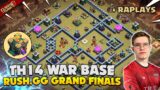 TH14 BASE By CRONOS Of TRIBE GAMING That Used in Rush.GG Grand Finals With Copy Link And Replays COC