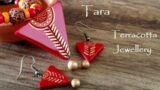 Terracotta Jewellery – "Tara" | Daily wear set | Apt for beginners | paintedearthbyneha