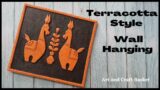Terracotta Style Wall Hanging | Terracotta Horse | Home Decoration Item Using Air Dry Clay