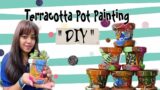Terracotta pot painting || DIY || Simple and easy || Tips & tricks for painting terracotta