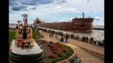 The 1st Salute was just for Practice…..The Mesabi Miner Duluth Arrival for Iron Ore May 20, 2022