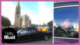 The Queen's final journey begins as coffin departs Balmoral Castle for Edinburgh