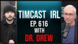 Timcast IRL – NBC Deletes Tweet Calling Immigrants TRASH After DeSantis BROKE THEIR BRAINS w/Dr Drew