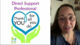 To The Rescue DSP Week Message from Human Services Coordinator, Amy.