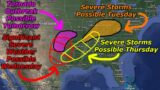 Tornado Outbreak is Possible for Parts of Oklahoma Tomorrow + More Severe Weather Still to Come.