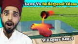 Tribal People React To Experiment: LAVA vs BULLETPROOF GLASS ! Tribal People React LAVA Experiment