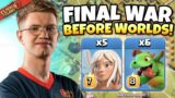 Tribe unleashes NEW ATTACK in final war before CLASH WORLDS! Clash of Clans