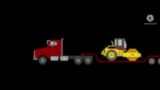 Truck With Boat Lowboy Trailer & Truck With Double Lowboy Trailer