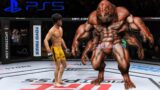 UFC4  Bruce Lee vs Monster Shitake  EA Sports UFC 4