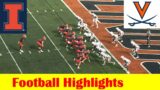 Virginia vs Illinois Football Game Highlights 9 10 2022