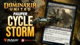 WRITHING NECROMASS IS INSANE! MTG Pauper Cycle Storm with Dominaria United | Magic: The Gathering