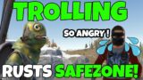 We Turned Rusts SAFEZONE Into A Dangerous Place ! *Very Angry Players*