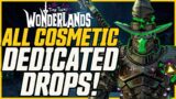 Where To Get ALL Head Cosmetics! Dedicated Drops Guide // Tiny Tina's Wonderlands