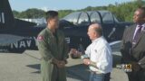 Where's Marty? At Martin State Airport with a Fleet Week pilot and organizer