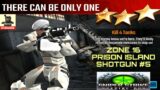 Zone 16 Prison Island There can be only one Shotgun mission #5 sniper strike : special ops
