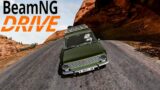 gas broke. Death road. Steep descent without brakes. beamng.drive