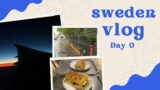 traveling to Sweden for the first time | Sweden vlog day 0