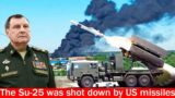 16 minutes ago! A wing was torn off right in the sky – the Su-25 was shot down by US missiles
