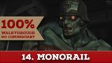 Doom 3: Redux 100% Walkthrough (Nightmare, No Damage, All Collectibles) 14 MONORAIL