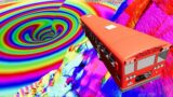 BeamNG drive – Leap Of Death Car Jumps & Falls Into Rainbow Vortex | BeamNG-Destruction