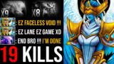 9 Mins Beyond GODLIKE!! This Skywrath Mage Raped Faceless Void No Mercy | Skywrath Mage Mid 19 Kills