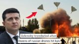 A LARGE FLEET OF RUSSIAN KAMIKAZE DRONES HIT KYIV/ZELENSKY ASK'S HELP FROM USA AND EU/UKRAINE WAR