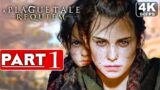A PLAGUE TALE REQUIEM Gameplay Walkthrough Part 1 [4K 60FPS PC ULTRA] – No Commentary (FULL GAME)